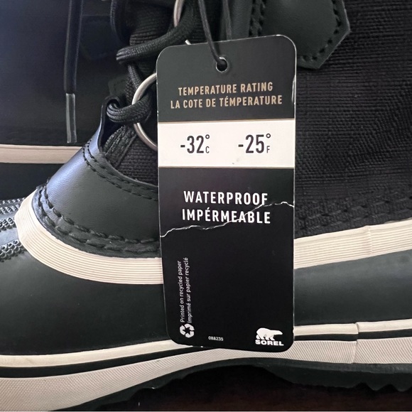 Sorel Women’s Carnival Boot Size 6 Waterproof Black - Picture 7 of 7